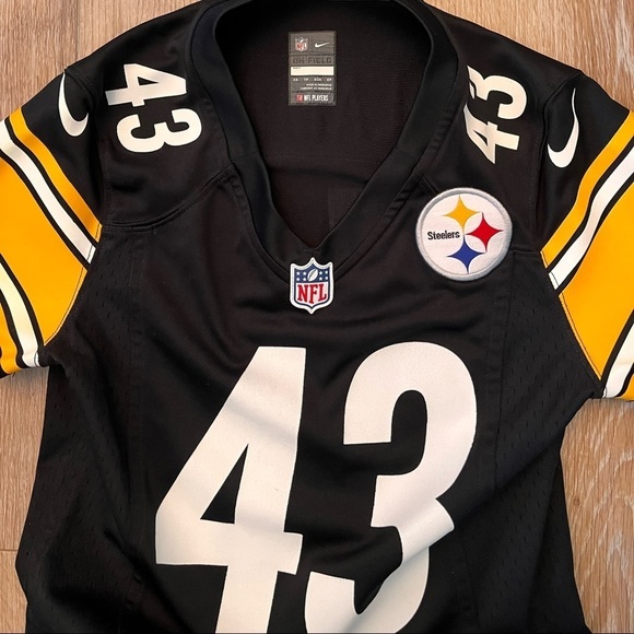 Pittsburgh STEELERS JERSEY POLAMALU RETIRED CONTOURED WOMENS CUT - Picture 4 of 16